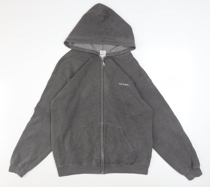 Mens UK Size M iets frans... Grey Gym & Training Casual Walking Jacket