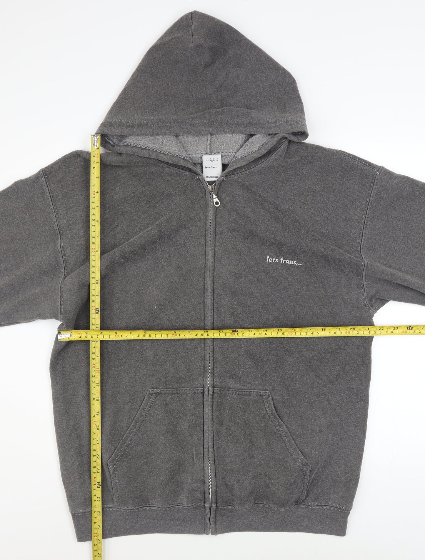 Mens UK Size M iets frans... Grey Gym & Training Casual Walking Jacket