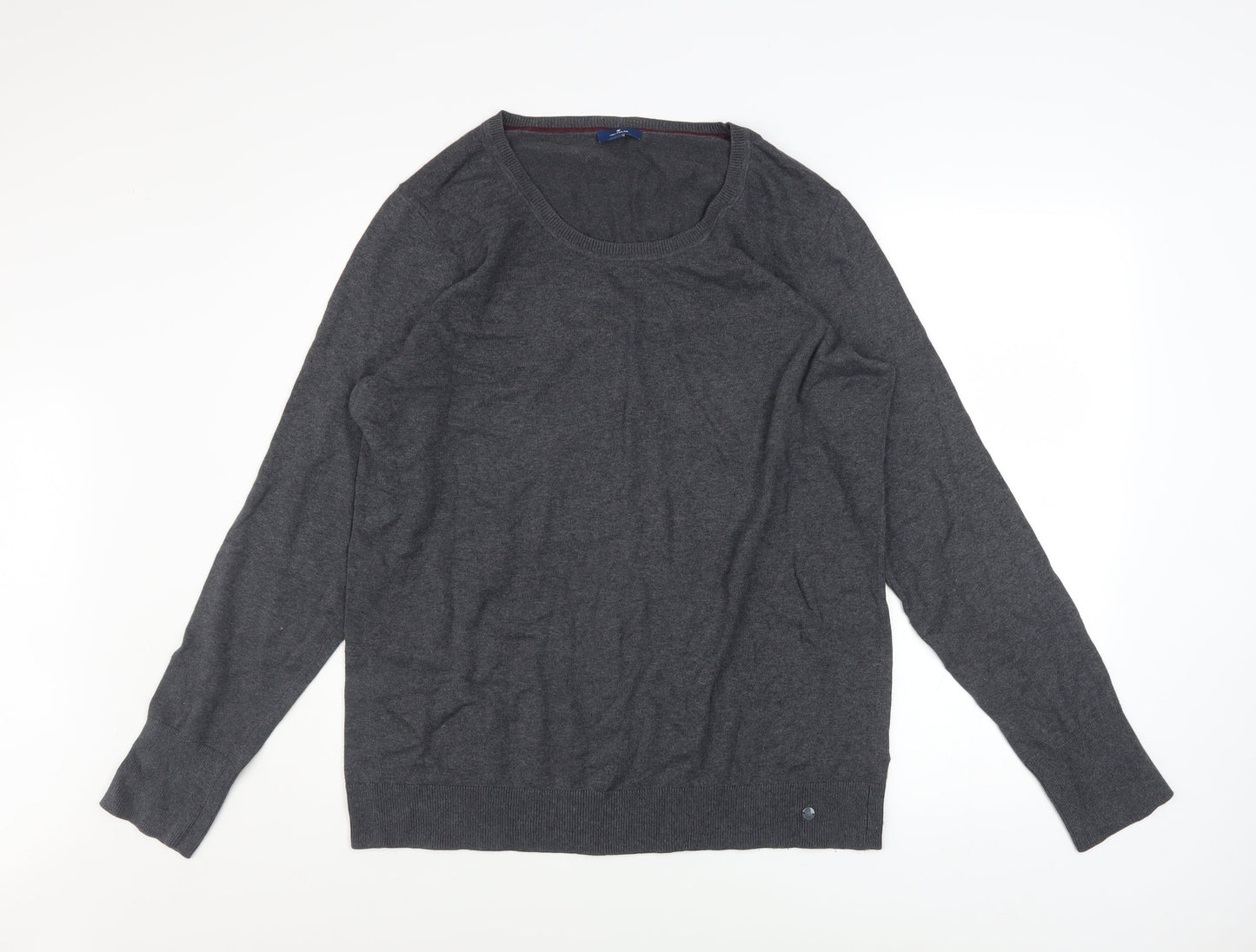 Mens UK Size 3XL TOM TAILOR Grey Pullover Jumper