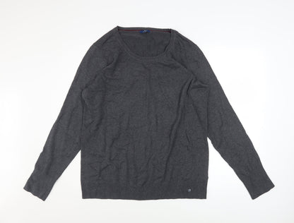 Mens UK Size 3XL TOM TAILOR Grey Pullover Jumper