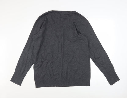 Mens UK Size 3XL TOM TAILOR Grey Pullover Jumper