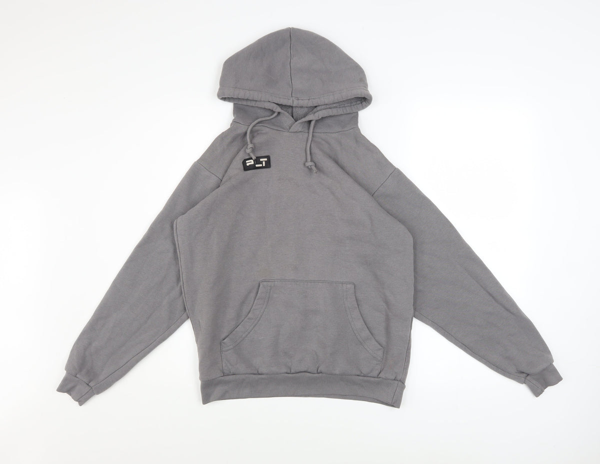 Womens UK Size 8 PRETTYLITTLETHING Grey Pullover Hoodie