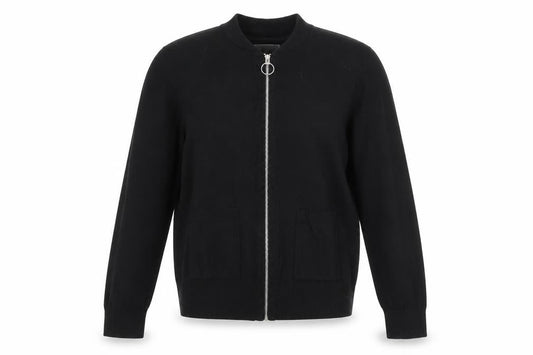 Red Herring Women’s Black Size 14 Full Zip Knit Casual Jacket