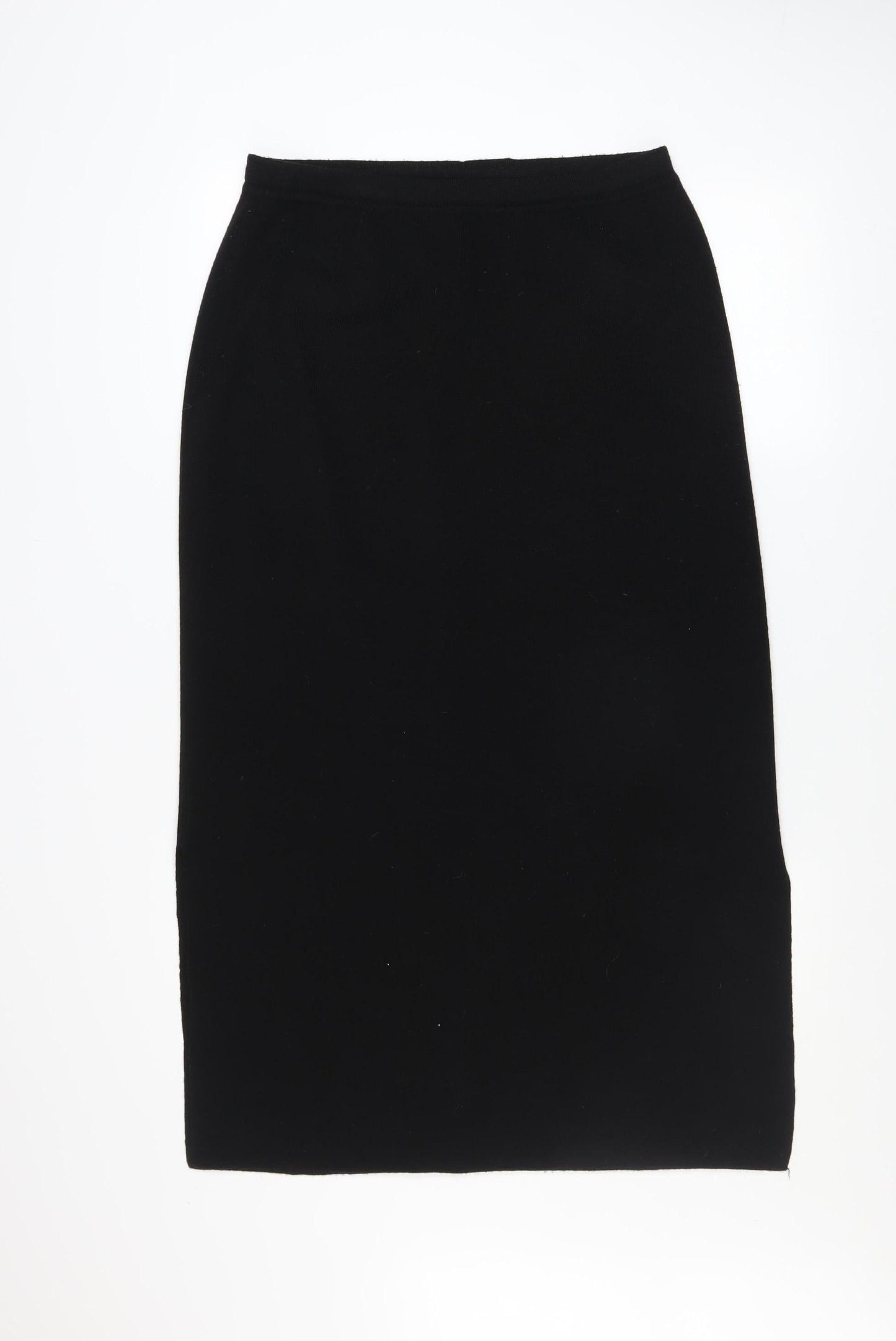 TIGI Wear Womens Black Size 14 Stretch Pencil Midi Knit Skirt