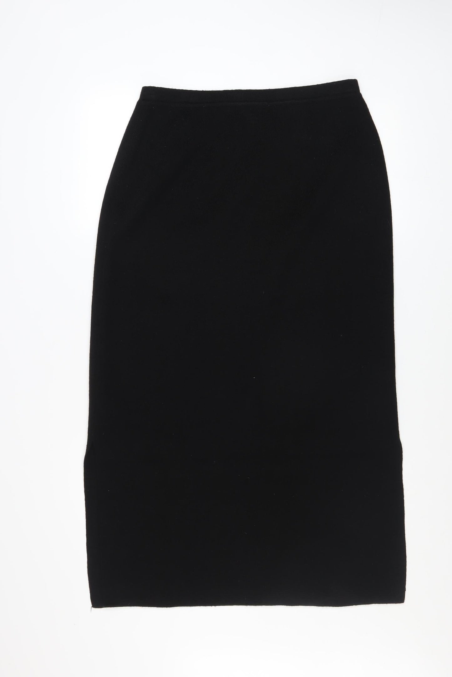 TIGI Wear Womens Black Size 14 Stretch Pencil Midi Knit Skirt