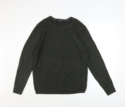 Mens UK Size L Kensington Eastside Green Pullover Jumper