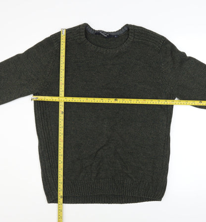 Mens UK Size L Kensington Eastside Green Pullover Jumper