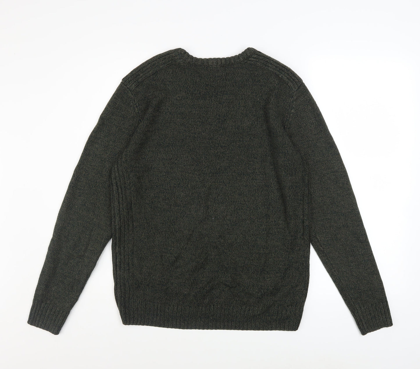 Mens UK Size L Kensington Eastside Green Pullover Jumper