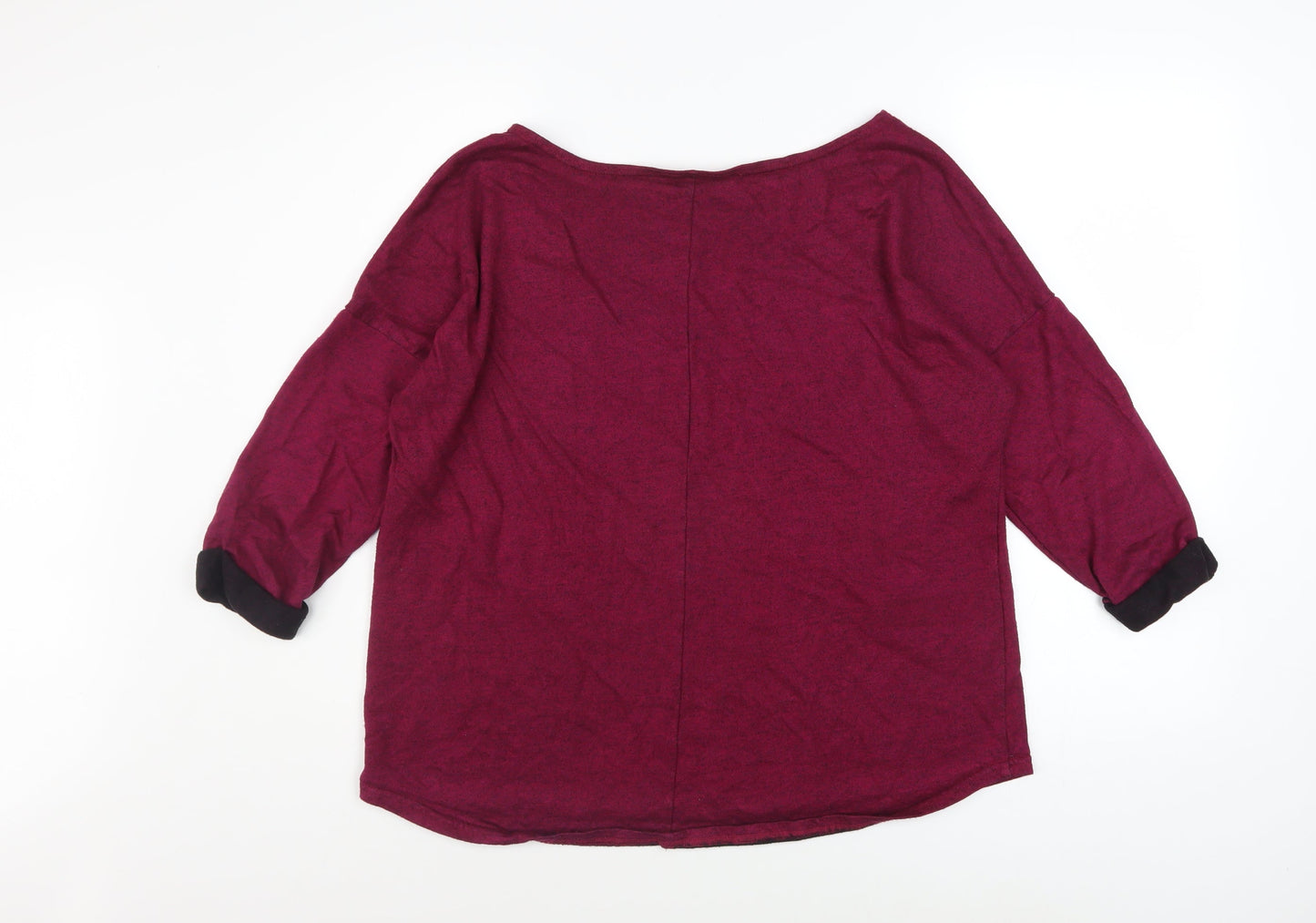 Womens UK Size L H&M Red Pullover Sweatshirt