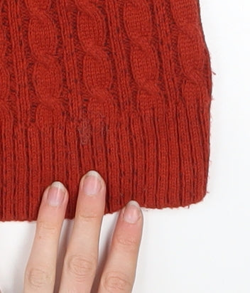Womens UK Size M Lakeland Red Pullover Jumper