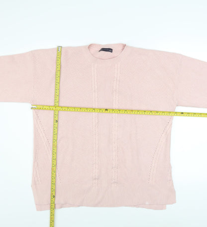 Womens UK Size L Marks and Spencer Pink Pullover Jumper