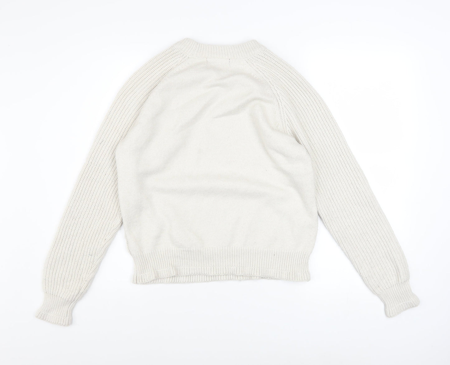Womens UK Size S Marks and Spencer Ivory Pullover Jumper