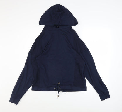 Womens UK Size 12 F&F Blue Pullover Hoodie