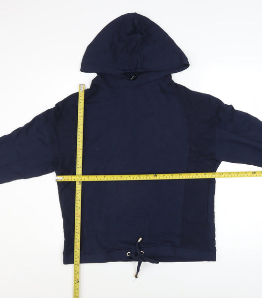Womens UK Size 12 F&F Blue Pullover Hoodie