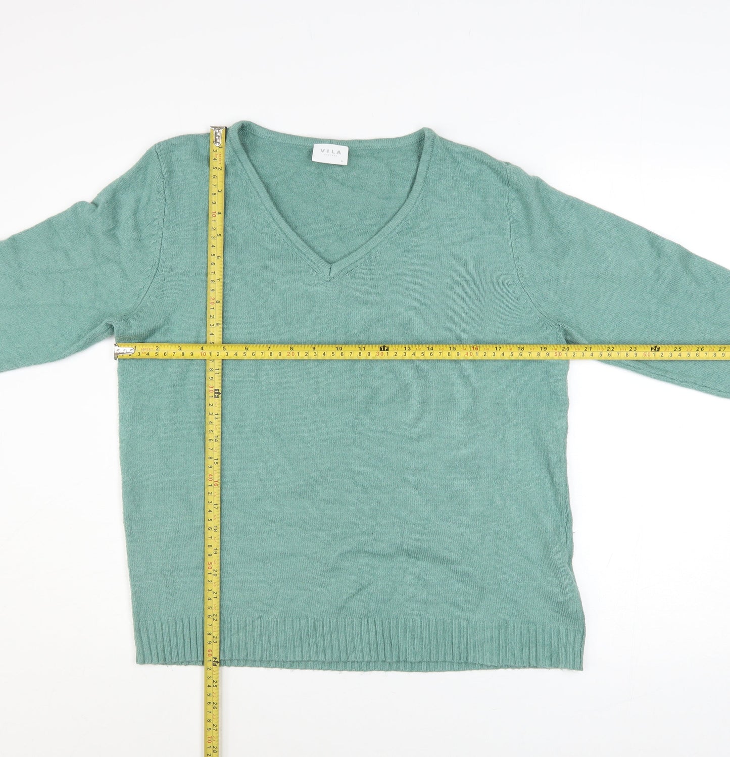 Womens UK Size XL VILA Green Pullover Jumper