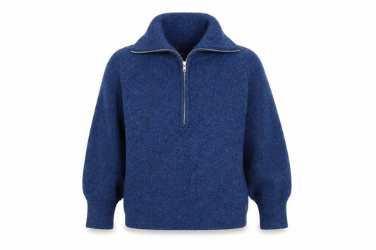 Womens UK Size 12 ASOS Blue Full Zip Jumper