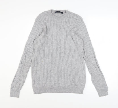 Mens UK Size S Woolovers Grey Pullover Jumper