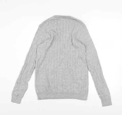 Mens UK Size S Woolovers Grey Pullover Jumper