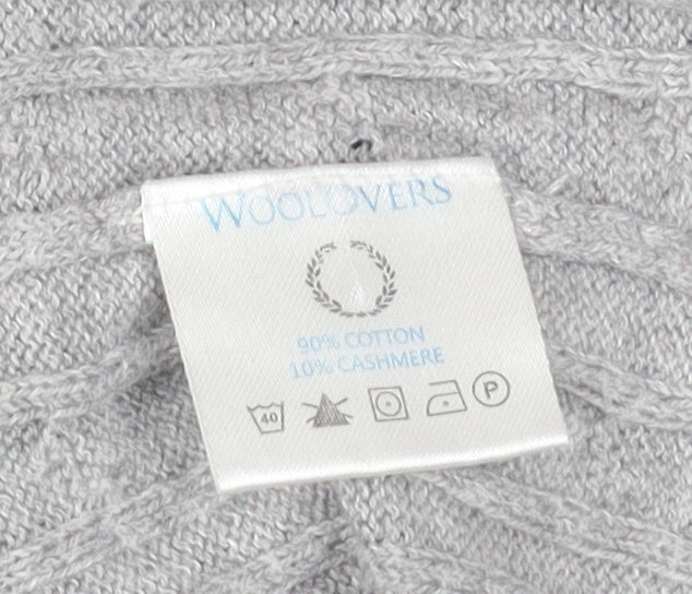 Mens UK Size S Woolovers Grey Pullover Jumper