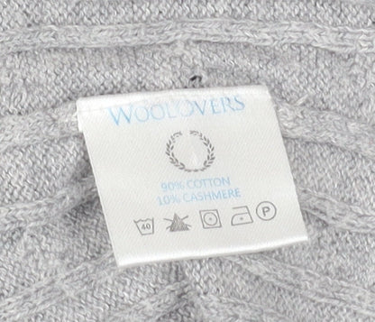 Mens UK Size S Woolovers Grey Pullover Jumper