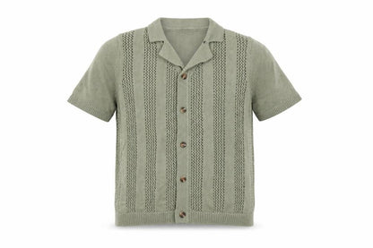 Boys UK Size 8-9 Years Marks and Spencer Green Basic Button-Up