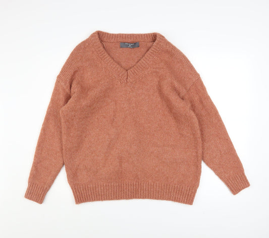 Womens UK Size XS Primark Brown Pullover Jumper