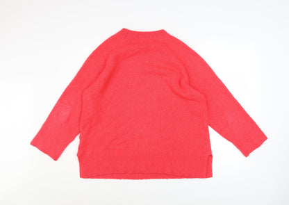 Womens UK Size M Monsoon Red Pullover Jumper