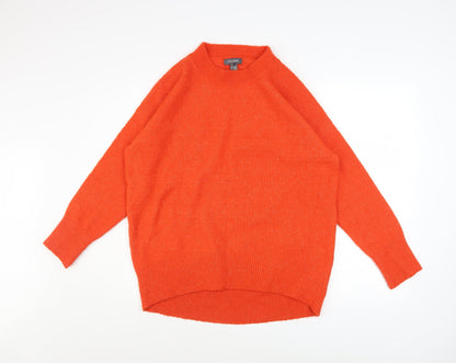 Womens UK Size S Primark Orange Pullover Jumper