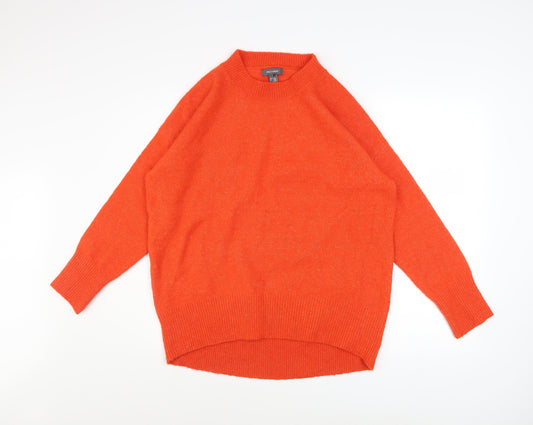 Womens UK Size S Primark Orange Pullover Jumper