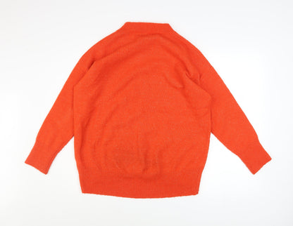 Womens UK Size S Primark Orange Pullover Jumper