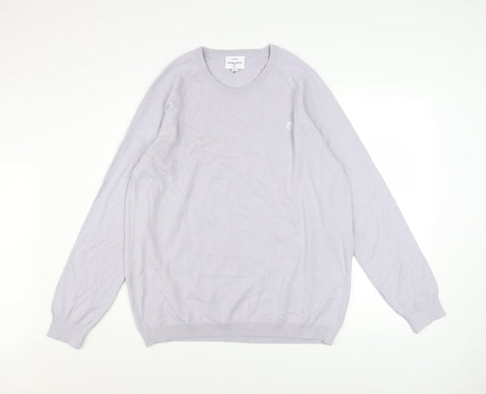 Mens UK Size XL Peter Werth Grey Pullover Jumper