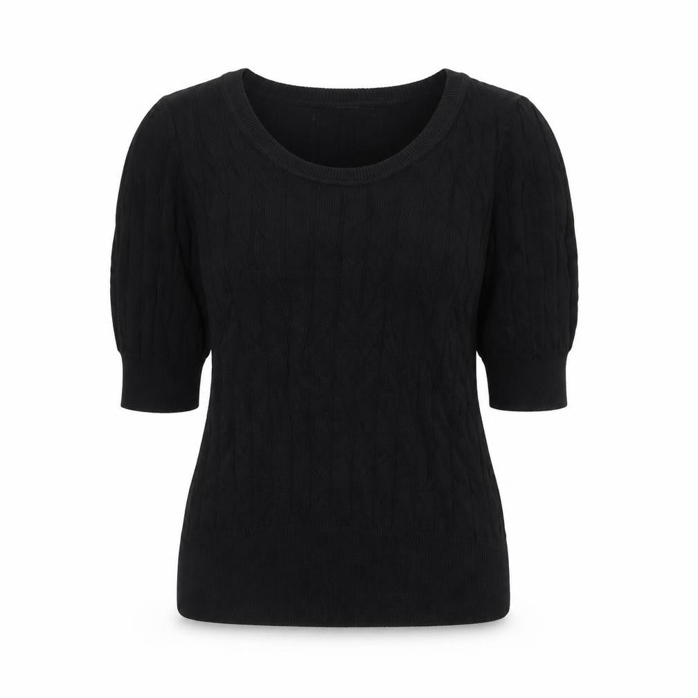 Womens UK Size 10 Marks and Spencer Black Basic Blouse