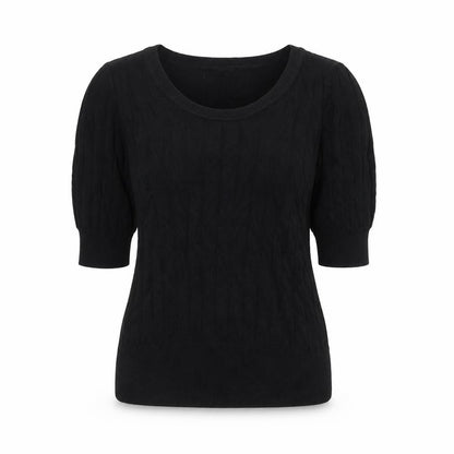 Womens UK Size 10 Marks and Spencer Black Basic Blouse