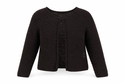 Womens UK Size S Precis Petite Brown Cardigan Jumper