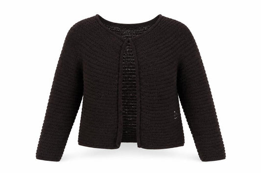 Womens UK Size S Precis Petite Brown Cardigan Jumper