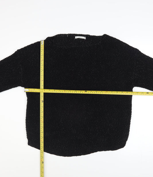 Womens UK Size L Zara Black Pullover Jumper