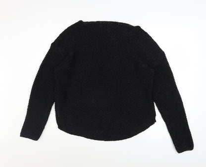 Womens UK Size L Zara Black Pullover Jumper