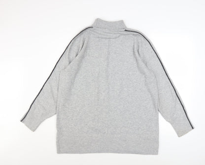 Mens UK Size M French Connection Grey Pullover Jumper