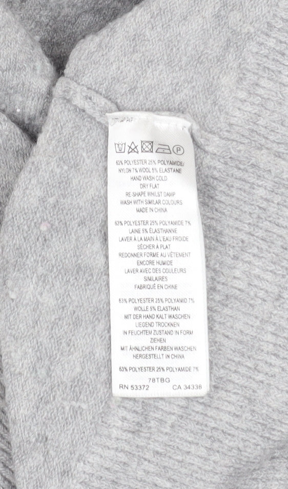 Mens UK Size M French Connection Grey Pullover Jumper
