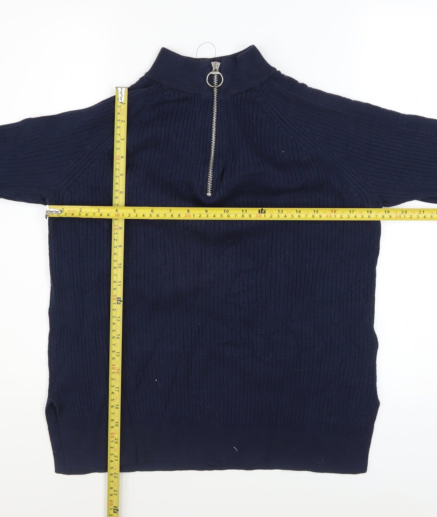 Womens UK Size M Marks and Spencer Blue Pullover Jumper