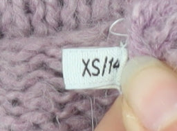 Womens UK Size XS Teddy Smith Purple Pullover Jumper