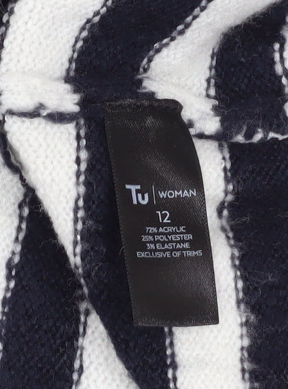 Womens UK Size 12 TU Black Pullover Jumper