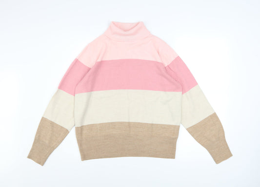 Womens UK Size 14 Marks and Spencer Multicoloured Pullover Jumper