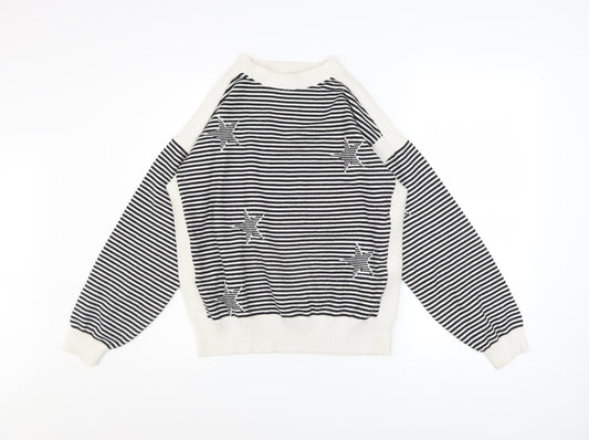 Womens UK Size M Marks and Spencer Black Pullover Jumper