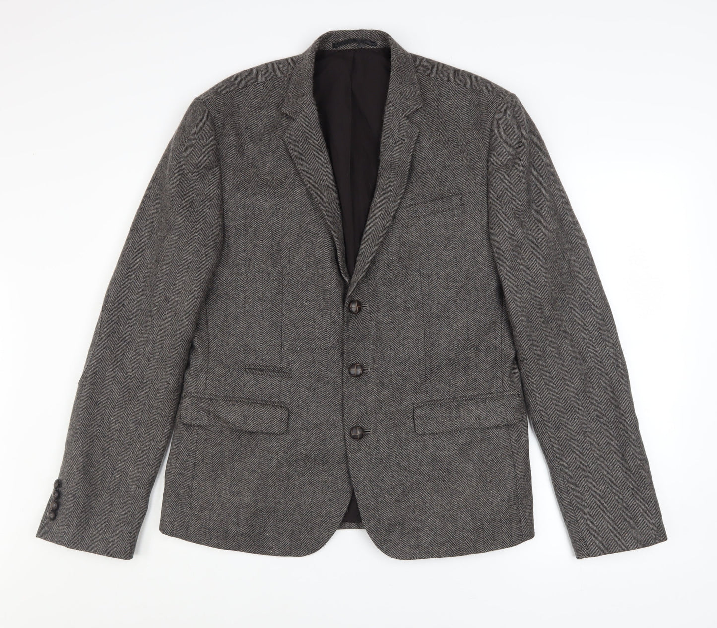 Womens UK Size 40 ASOS Regular Grey Blazer