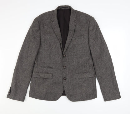 Womens UK Size 40 ASOS Regular Grey Blazer