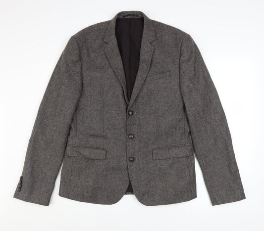 Womens UK Size 40 ASOS Regular Grey Blazer