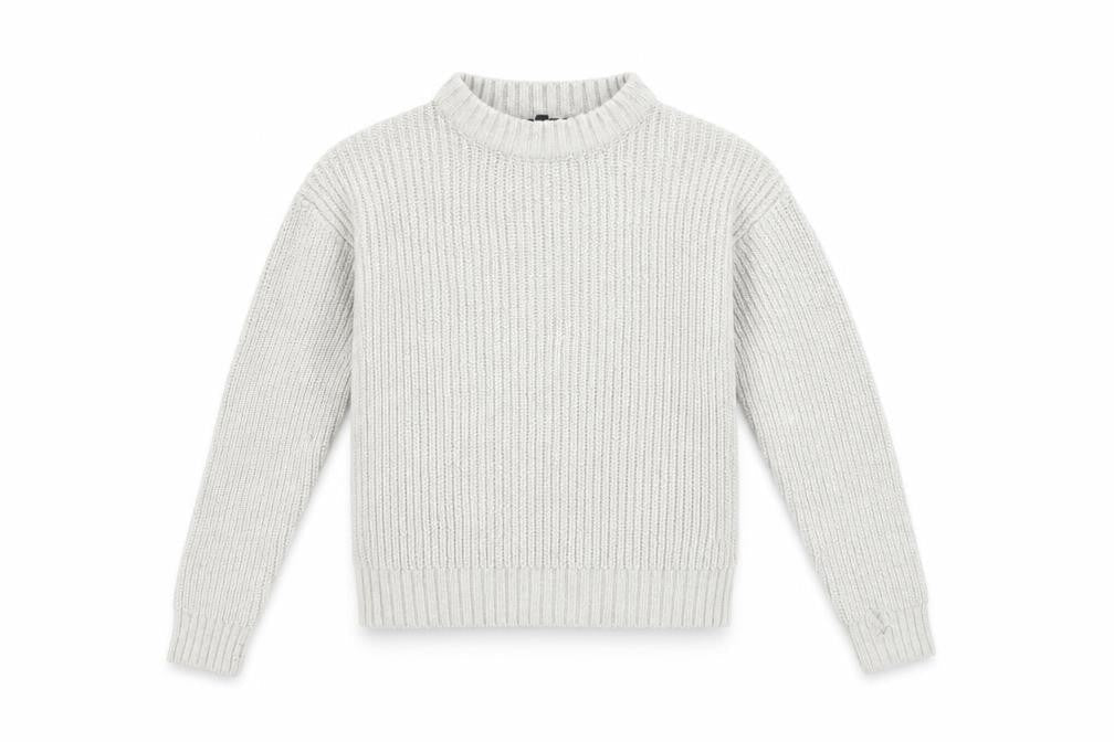 Mile End Girls Grey Metallic Knit Pullover Jumper Size 10