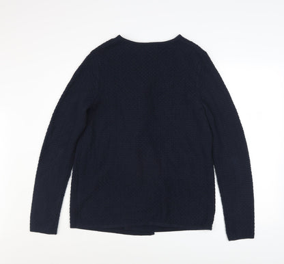 Womens UK Size M Crew Clothing Company Blue Cardigan Jumper