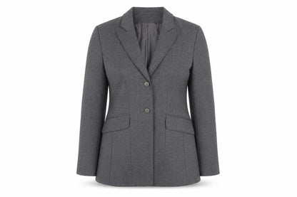 Womens UK Size 14 Press & Bastyan Regular Grey Blazer